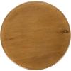 imageKate and Laurel Sora Modern Wooden Round Drink Table 12 x 12 x 22 Black Transitional Wood End Table for Use as Indoor Plant Stand or Living Room Mini TableRustic Brown