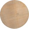 imageKate and Laurel Stratton Round Pedestal Drink Table 9 x 9 x 22 Hazelnut Brown and Black Decorative Mini Table for Use as Indoor Plant Stand or Cute Martini Table