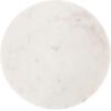 imageKate and Laurel Wegner Transitional Wood and Marble Round Drink Table 8 x 8 x 23 White Marble and Brown Modern Durable Pedestal Table for Use as Indoor Plant Stand or Decorative Mini TableBrown