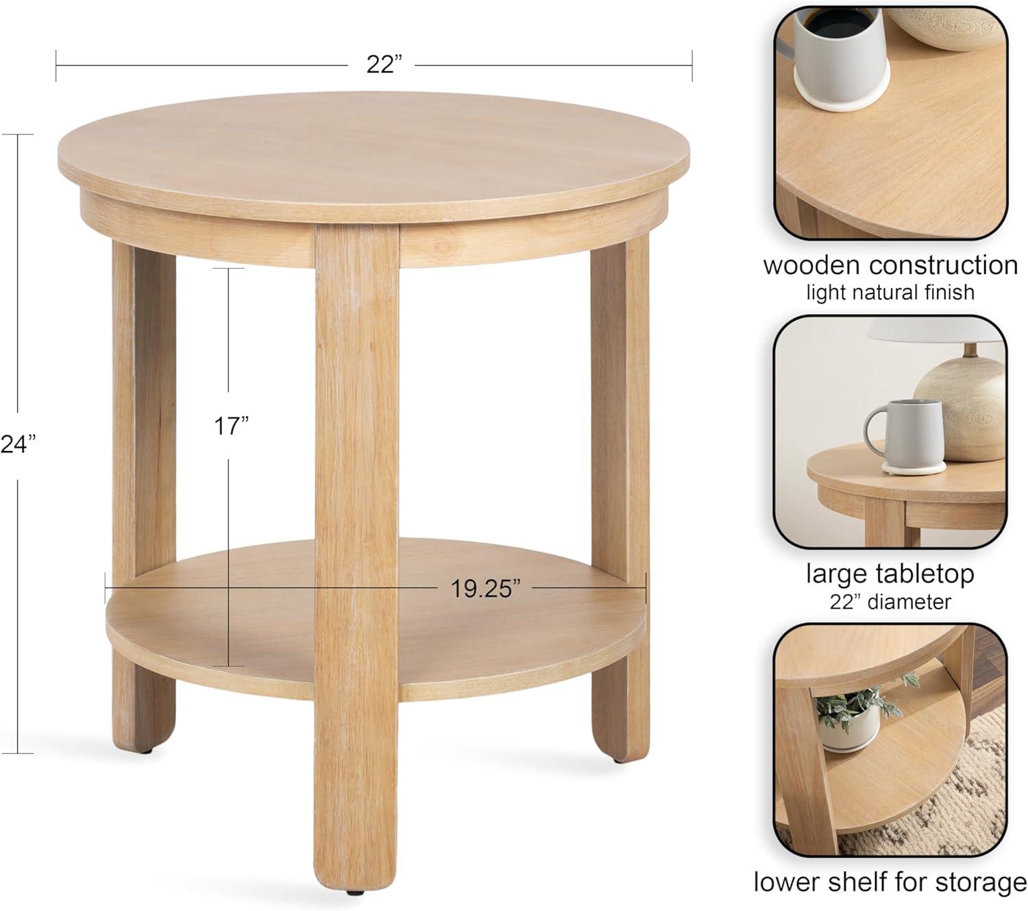 imageKate and Laurel Eastmont Rectangle Wood Coffee Table 46 x 22 x 17 Light Natural Large MidCentury Wooden Living Room Table with Stylish Tapered Legs and Adjustable FeetNatural