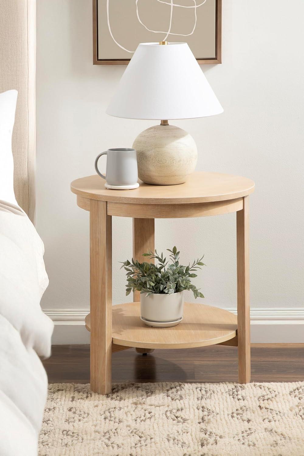 imageKate and Laurel Eastmont Rectangle Wood Coffee Table 46 x 22 x 17 Light Natural Large MidCentury Wooden Living Room Table with Stylish Tapered Legs and Adjustable FeetNatural