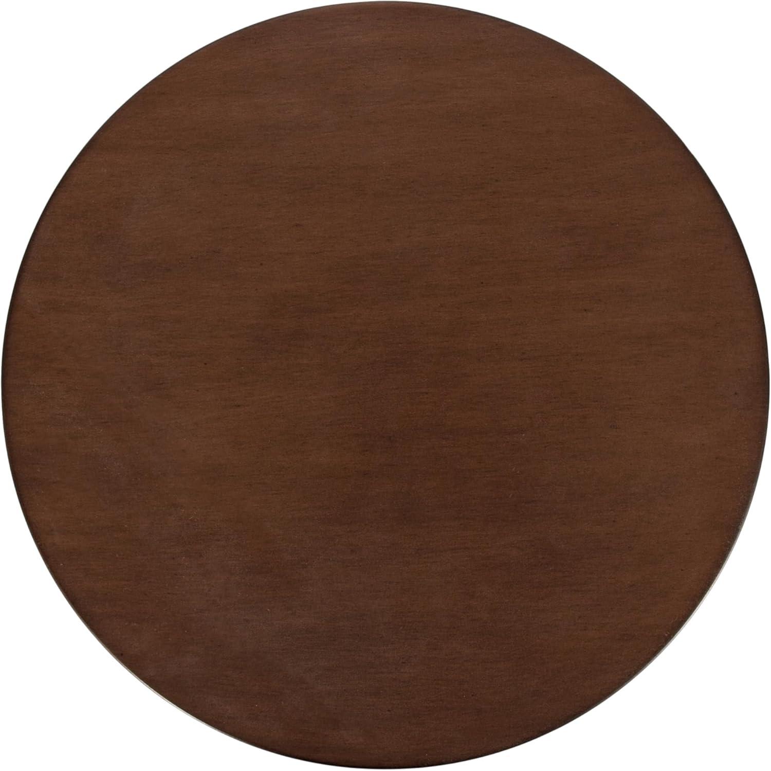 imageKate and Laurel Stratton Round Pedestal Drink Table 13 x 13 x 26 Bronze Decorative Mini Table for Use as Indoor Plant Stand or Cute Martini Table