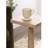 imageKate and Laurel Butterfield Traditional Square Pedestal Side Table 12 x 12 x 25 Light Natural Vintage Wooden End Table for Use as Small Bedroom Nightstand or Indoor Plant StandNatural