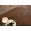 imageKate and Laurel Conan Oval Wooden MidCentury Coffee Table 38 x 20 x 17 Walnut Brown Rounded Living Room Table with Solid Mango Wood Construction and Tapered Dowel LegsWalnut Brown