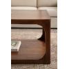 imageKate and Laurel Dahl Transitional Rectangular Coffee Table 36 x 20 x 18 Natural Wood Modern Rectangle Living Room Table with Solid Mango Wood Construction and Bonus Underlying StorageWalnut Brown