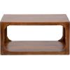 imageKate and Laurel Dahl Transitional Rectangular Coffee Table 36 x 20 x 18 Natural Wood Modern Rectangle Living Room Table with Solid Mango Wood Construction and Bonus Underlying StorageWalnut Brown