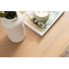 imageKate and Laurel Eastmont Rectangle Wood Coffee Table 46 x 22 x 17 Light Natural Large MidCentury Wooden Living Room Table with Stylish Tapered Legs and Adjustable FeetNatural