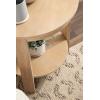 imageKate and Laurel Eastmont Rectangle Wood Coffee Table 46 x 22 x 17 Light Natural Large MidCentury Wooden Living Room Table with Stylish Tapered Legs and Adjustable FeetNatural
