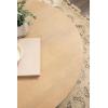 imageKate and Laurel Foxford Tiered Round Coffee Table 34 x 34 x 17 Light Natural Transitional TwoTier Circle Living Room Table with Storage and Resilient Wood Construction