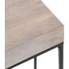 imageKate and Laurel Karlsen Modern Wood and Metal Burlwood Narrow Side Table 16 x 24 x 8 Burlwood and Gold Slim End Table for Use as Skinny Bedroom Nightstand or Entryway Table OptionWhiteBlack