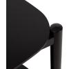 imageKate and Laurel Knowlton Modern Tiered Triangle Side Table 24 x 24 x 24 Black Transitional TwoTier Triangular Living Room End Table with Storage for Use as Indoor Plant Stand