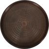 imageKate and Laurel Mahdavi Modern Round Outdoor Coffee Table 25 x 25 x 16 Bronze Transitional Patio Coffee Table with Textured Top for Outdoor Furniture Decor