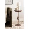 imageKate and Laurel Stratton Round Pedestal Drink Table 13 x 13 x 26 Bronze Decorative Mini Table for Use as Indoor Plant Stand or Cute Martini Table