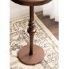 imageKate and Laurel Stratton Round Pedestal Drink Table 13 x 13 x 26 Bronze Decorative Mini Table for Use as Indoor Plant Stand or Cute Martini Table