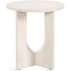 imageKate and Laurel Sureda Modern Wooden Oval Side Table 20 x 16 x 22 Black Transitional Wood End Table for Use as Bedroom Nightstand or Living Room Plant Stand TableWhite