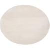 imageKate and Laurel Sureda Modern Wooden Oval Side Table 20 x 16 x 22 Black Transitional Wood End Table for Use as Bedroom Nightstand or Living Room Plant Stand TableWhite