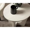 imageKate and Laurel Sureda Modern Wooden Oval Side Table 20 x 16 x 22 Black Transitional Wood End Table for Use as Bedroom Nightstand or Living Room Plant Stand TableWhite