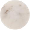imageKate and Laurel Wegner Transitional Wood and Marble Round Drink Table 8 x 8 x 23 White Marble and Light Natural Wood Modern Pedestal Table for Use as Indoor Plant Stand or Decorative Mini Table