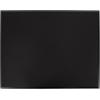 imageKate and Laurel Yates MidCentury Modern Wooden Rectangle Side Table 22 x 18 x 25 Black Transitional Rectangular End Table with Geometric XDesign for Use as Bedroom Black Night Stand
