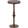 imageKate and Laurel Stratton Round Pedestal Drink Table 13 x 13 x 26 Bronze Decorative Mini Table for Use as Indoor Plant Stand or Cute Martini Table