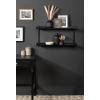 imageKate and Laurel Dominic Modern Metal Bathroom Shelf 20 x 7 x 30 Bronze Contemporary Sleek 3Tier Floating Shelves for Wall Decor Display and Over Toilet StorageBlack