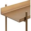 imageKate and Laurel Dominic Modern Metal Bathroom Shelf 20 x 7 x 30 Bronze Contemporary Sleek 3Tier Floating Shelves for Wall Decor Display and Over Toilet StorageGold