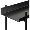 imageKate and Laurel Dominic Modern Metal Bathroom Shelf 20 x 7 x 30 Bronze Contemporary Sleek 3Tier Floating Shelves for Wall Decor Display and Over Toilet StorageBlack