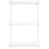 imageKate and Laurel Dominic Modern Metal Bathroom Shelf 20 x 7 x 30 Bronze Contemporary Sleek 3Tier Floating Shelves for Wall Decor Display and Over Toilet StorageWhite