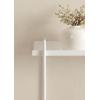 imageKate and Laurel Dominic Modern Metal Bathroom Shelf 20 x 7 x 30 Bronze Contemporary Sleek 3Tier Floating Shelves for Wall Decor Display and Over Toilet StorageWhite