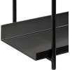 imageKate and Laurel Dominic Modern Metal Bathroom Shelf 20 x 7 x 30 Bronze Contemporary Sleek 3Tier Floating Shelves for Wall Decor Display and Over Toilet StorageBlack