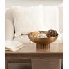 imageKate and Laurel Rooks Ribbed Decorative Metal Bowl 12 Inch Diameter Brass Modern Raised Fruit Bowl for Kitchen Counter or Use as a Key Bowl for an Entryway TableGold