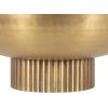 imageKate and Laurel Rooks Ribbed Decorative Metal Bowl 12 Inch Diameter Brass Modern Raised Fruit Bowl for Kitchen Counter or Use as a Key Bowl for an Entryway TableGold