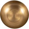 imageKate and Laurel Rooks Ribbed Decorative Metal Bowl 12 Inch Diameter Brass Modern Raised Fruit Bowl for Kitchen Counter or Use as a Key Bowl for an Entryway TableGold