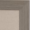 imageDesignOvation Beatrice Framed Linen Fabric Pinboard 27x33 White Rustic Wall OrganizationGrey