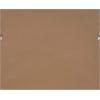 imageDesignOvation Beatrice Framed Linen Fabric Pinboard 27x33 White Rustic Wall OrganizationRustic Brown