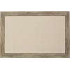 imageDesignOvation Beatrice Framed Linen Fabric Pinboard 27x33 White Rustic Wall OrganizationRustic Brown