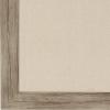 imageDesignOvation Beatrice Framed Linen Fabric Pinboard 27x33 White Rustic Wall OrganizationRustic Brown