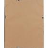 imageDesignOvation Beatrice Framed Linen Fabric Pinboard 27x33 White Rustic Wall OrganizationWalnut Brown