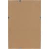 imageDesignOvation Beatrice Framed Linen Fabric Pinboard 27x33 White Rustic Wall OrganizationWhite
