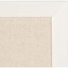 imageDesignOvation Beatrice Framed Linen Fabric Pinboard 27x33 White Rustic Wall OrganizationWhite