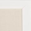 imageDesignOvation Beatrice Framed Linen Fabric Pinboard 27x33 White Rustic Wall OrganizationWhite