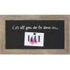 imageDesignOvation Beatrice Framed Magnetic Chalkboard 13x23 Rustic BrownRustic Brown