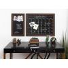 imageDesignOvation Beatrice Framed Magnetic Chalkboard Monthly Calendar 18x27 Walnut BrownWalnut Brown
