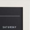 imageDesignOvation Beatrice Framed Magnetic Chalkboard Monthly Calendar 18x27 Walnut BrownWhite