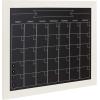 imageDesignOvation Beatrice Framed Magnetic Chalkboard Monthly Calendar 18x27 Walnut BrownWhite