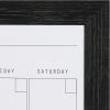 imageDesignOvation Beatrice Framed Magnetic Dry Erase Monthly Calendar 23x29 Walnut BrownBlack