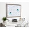 imageDesignOvation Beatrice Framed Magnetic Dry Erase Monthly Calendar 23x29 Walnut BrownGray