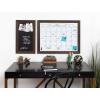imageDesignOvation Beatrice Framed Magnetic Dry Erase Monthly Calendar 23x29 Walnut BrownWalnut Brown