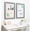 imageDesignOvation Bosc Decorative Framed Magnetic Dry Erase Board Gray 185x275Grey