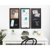 imageDesignOvation Wyeth Framed Magnetic Chalkboard BlackBlack